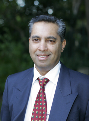 UCT's Professor Keertan Dheda from the Division of Pulmonology.