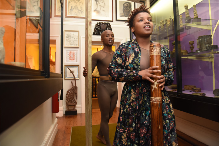 On 27 May UCT celebrated Africa Day and the 20th anniversary of IAPO at the Irma Stern Museum. Here Grace Nosilela (front) and Tandile Mbatsha (behind) perform a work titled Inspired by Irma.