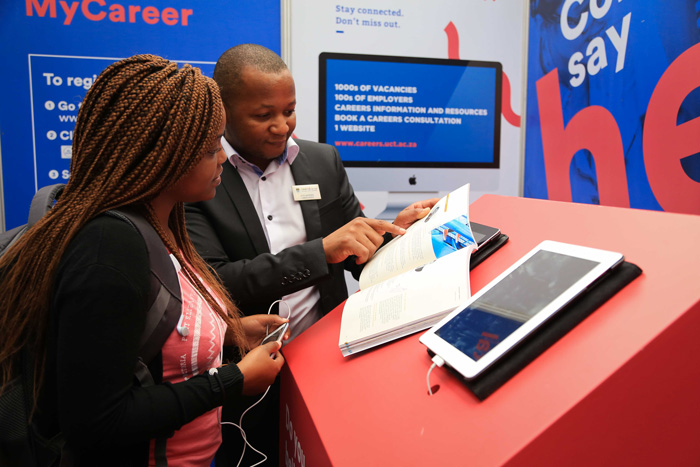 An Africa Careers Expo was held in the Snape Building on 12 May.