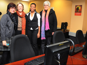 opening of the humanities language lab