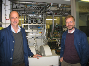 Research team members (from left) Profs Michael Claeys and  Eric van Steen