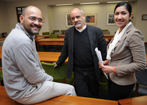 Prof Haroon Bhorat, Prof Crain Soudien and Natasha Mayet