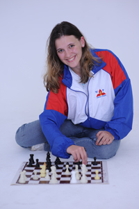 Laura Irving, chairperson of the UCT Chess Club