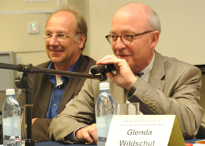 Prof Nobert Kersting (left) and Hans Bussmann