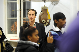 Community Punching Bags, an exhibition by UCT senior lecturer Johann van der Schijff