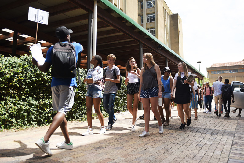 Student tours of the campus, led by second- and third-year students.