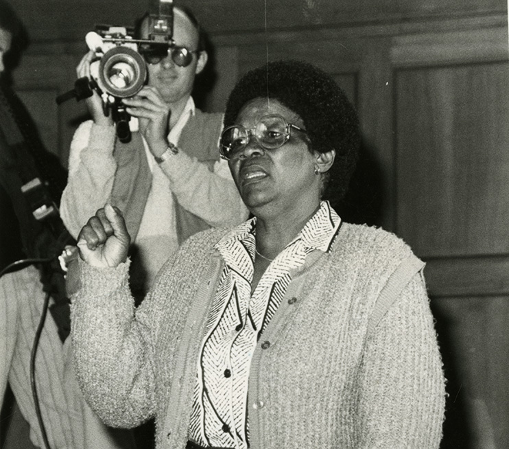 Albertina Sisulu (2005), Doctor of Social Science. Photo UCT Archives.
