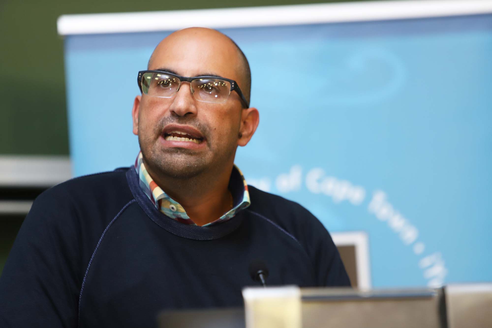 Palestinian-American scholar, author and public speaker Dr Steven Salaita delivered the annual TB Davie Memorial Lecture, titled “The inhumanity of academic freedom”, on 7 August.