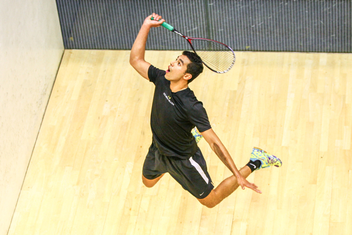 Hamed and ElSherbini rule squash courts