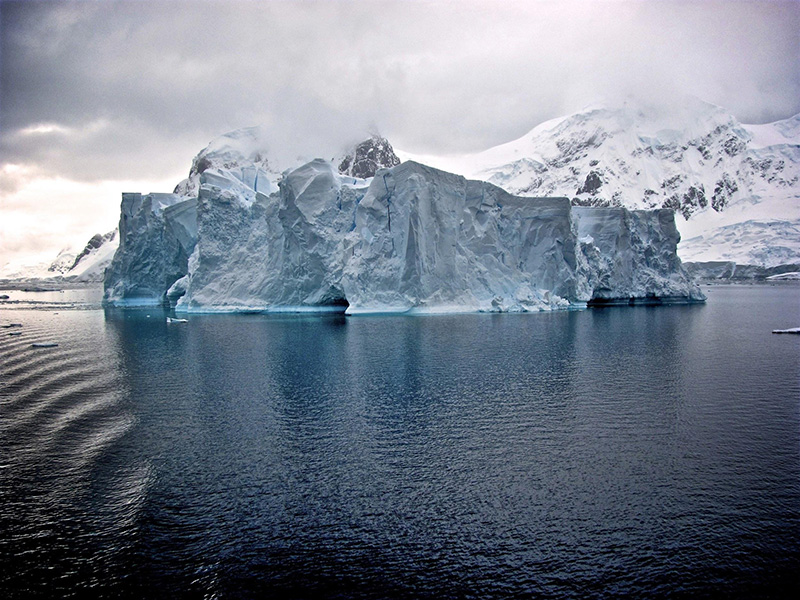 Ice meets sea in Antarctica