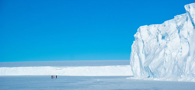 Antarctica's immense contrasts