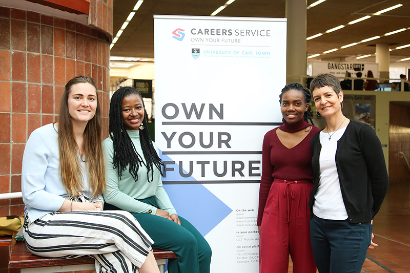 Members of the UCT Careers Service team were on site to assist students and social impact organisations