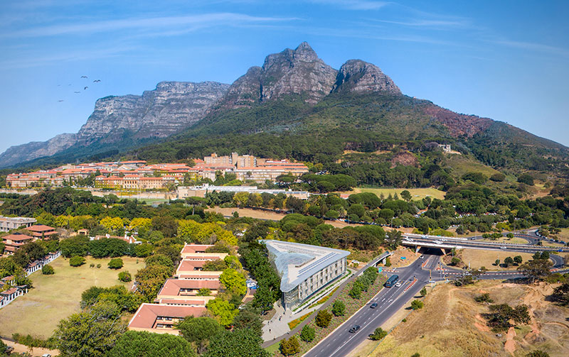 An architect’s impression of the new d-school on UCT’s middle campus.