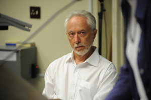 Warm welcome: JM Coetzee read some of his recent work to an attentive audience at UCT in December.