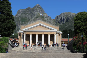 In memoriam: UCT flags fly half-mast in honour of former president Nelson Mandela, who died on 5 December.