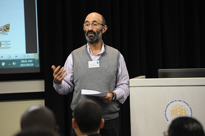 Professor Leslie London opens the National Colloquium on Health Committees on 29 September, which brought together health professionals from academia, government, NGOs and community forums.