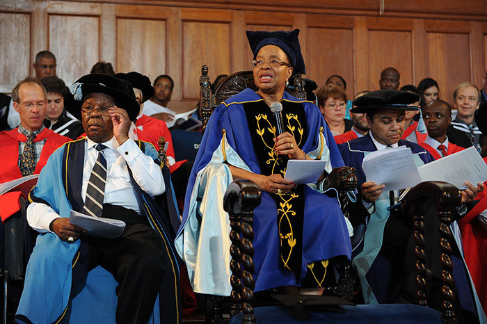 UCT Chancellor Graça Machel.