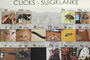 Say after me: The Nǁng alphabet, partially shown here on this chart compiled by the Centre for African Language Diversity, is the basis of a language spoken by only five people in the world.