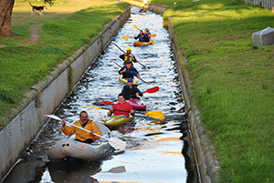 Make a difference: The Peninsula Paddle on 8 June will draw attention to the health of the city's waterways and their role in connecting the city's communities.