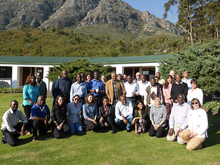 Participants in the Seed and Knowledge Initiative workshop held at Mont Fleur, Stellenbosch in September.