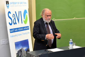 Understanding violence: Prof James Gilligan from New York University addresses the UCT community on the root causes of violence.