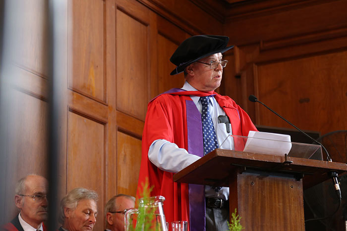 Leading light: A Doctor of Science (honoris causa) was conferred on Dr Michael Thackeray, a world leader in the field of energy storage.