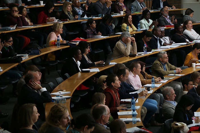 Opening plenary of the 5th Conference of the International Society of Child Indicators held at UCT recently.