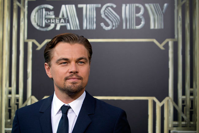 Leonardo DiCaprio plays Jay Gatsby in the <i>The Great Gatsby</i>. Jay's story has been used by economists to explain the combination of unequal distribution of income and less economic mobility. (Photo by Andrew Kelly/Reuters.)