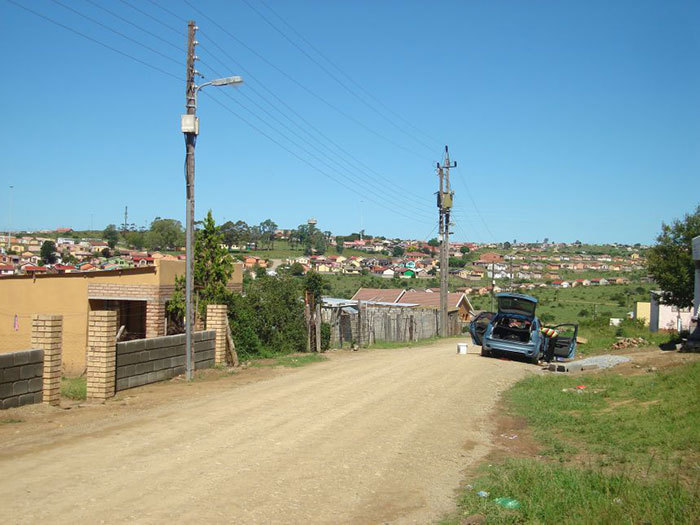 The township of Ginsberg – one of the centres for an innovative new programme to tackle the physical and emotional abuse of children.