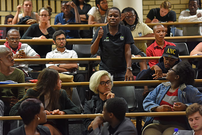 A lively debate took place during Student Parliament on Thursday 19 March 2015, at Kramer Law Building. (Photo by Michael Hammond.)