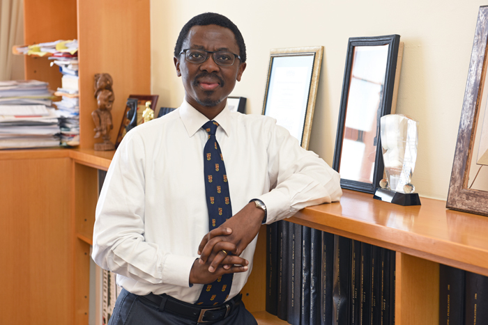 All talent on deck: Prof Bongani Mayosi, dean designate of the Faculty of Health Sciences and one of UCT?s newest National Research Foundation A-rated researchers.