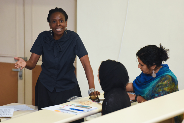 Identity in research: Assoc Prof Elelwani Ramugondo delivered the opening address at the Department of Psychiatry and Mental Health's recent annual research day.