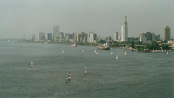 Skyline of Lagos, the commercial hub of Nigeria. Photo: Benji Robertson / Wikimedia commons.