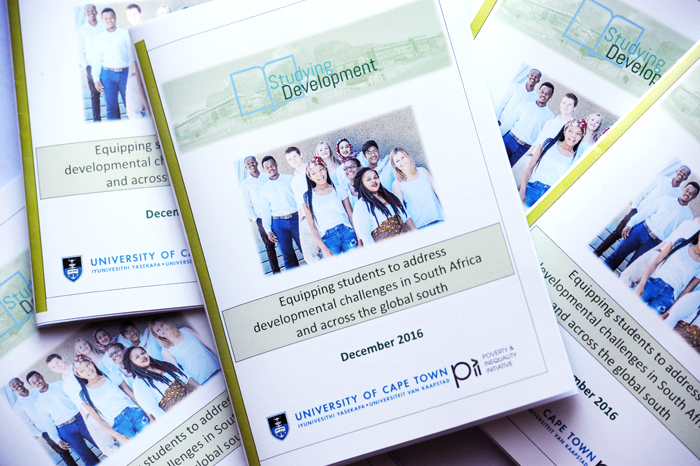 The new development studies handbook details degrees and courses broadly related to the development field, from sociology and economics to media studies and urban planning. It's a one-stop shop for students interested in development studies at UCT.