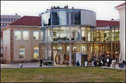 Top design: The award-winning Wolfson building.