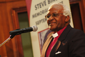 Arch peacemaker: A special International Award for Love and Forgiveness will be made to Archbishop Desmond Tutu at the Beyond Reconciliation conference on 4 December