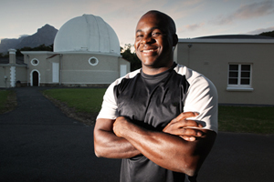<b>Star-gazer:</b>Eli Kasai hopes to determine the nature of dark energy by measuring the distances between supernovae (exploding stars) and Earth.