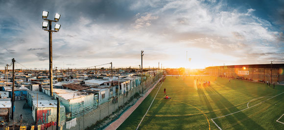 Amandla EduFootball provides a safe space for youth, promotes fair play, builds resilience, and develops young leaders. Photo supplied by Amandla EduFootball.