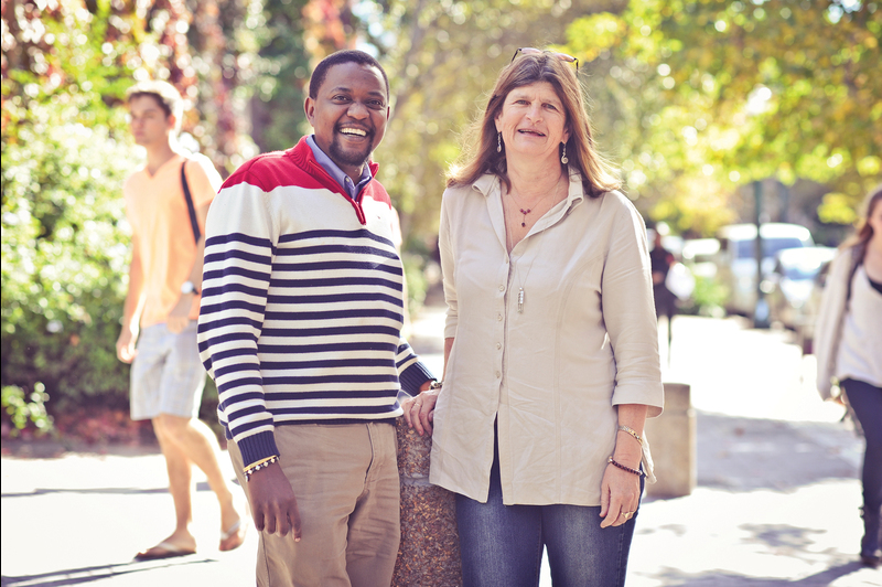 Ensuring academic success: Commerce Education Development Unit (EDU) Programme Co-ordinator, Daniel Munene and Commerce EDU director, Associate Prof June Pym.