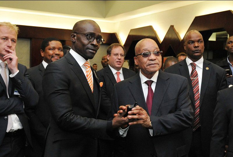 GovernmentZA Flickr E- Home Affairs launch, 7 Apr 2016 Minister of Home Affairs Malusi Gigaba and President Jacob Zuma during the E- Home Affairs launch at Gallagher Convention Centre in Midrand. (Photo: GCIS)