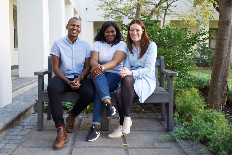 The MTN Solution Space’s team of Tsepo Ngwenyama, Gcobisa Maqanda and Sarah-Anne Arnold.