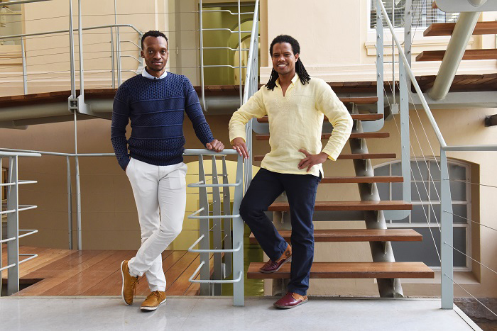 ​​​​​​​Hlumani Ndlovu, senior postdoctoral fellow in TB Immunopathogenesis at UCT, and Mohlopheni Marakalala, senior lecturer and group leader in the Division of Immunology at UCT.