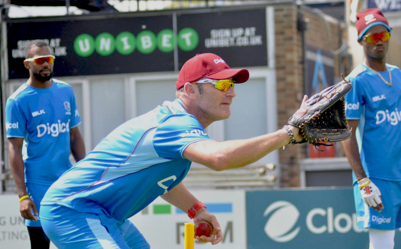 Ryan Maron leads a training session with the West Indies early on into his new adventure with the Caribbean side.