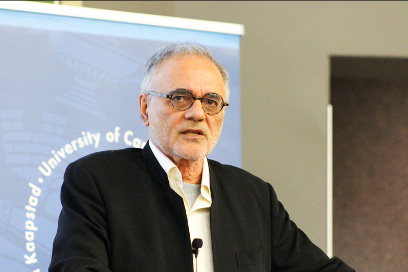 Professor Mahmood Mamdani’s rousing TB Davie Memorial Lecture earned him two standing ovations – one before he started and the second upon ending.