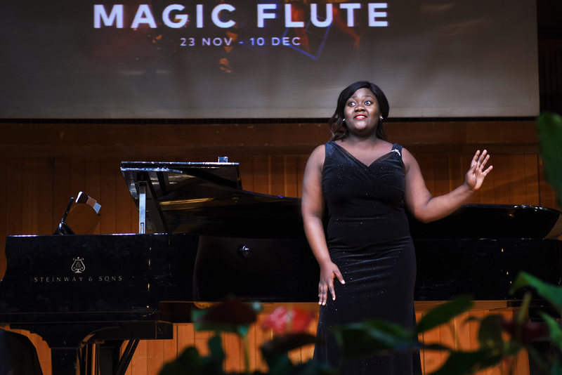 Operatic heights: Soprano Cecilia Rangwanasha captured the crowd with an expressive performance of Franz Lehár’s “Meine Lippen sie küssen so heiss”, where she projected with the capacity of a seasoned performer.