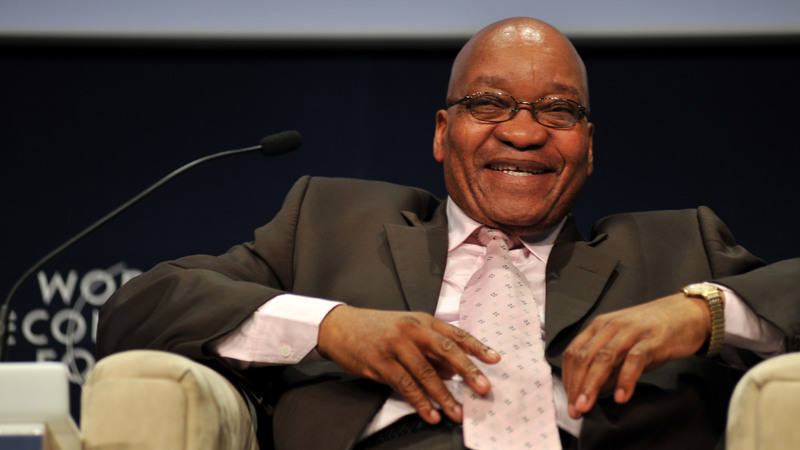 Jacob Zuma at the closing plenary held during the World Economic Forum on Africa 2009 in Cape Town.