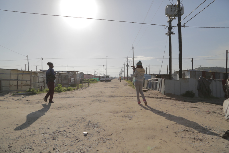 The setting for this study: Khayelitsha, Cape Town. The high rates of HIV and TB in this setting are fuelled by poverty and inequalities in access to healthcare. The picture was taken as part of Eh!woza – a public engagement project that Dr Koch is involved in running.