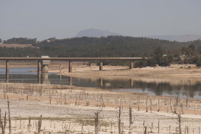 A scene of Wemmershoek Dam (in May 2017) looks more like a desert than a dam.