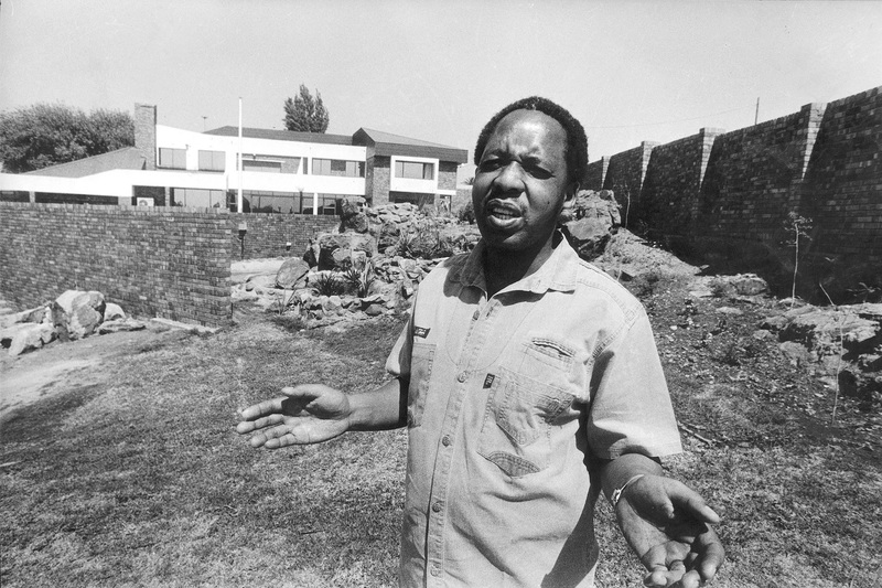 Chris Hani at the FNB Stadium in Johannesburg.