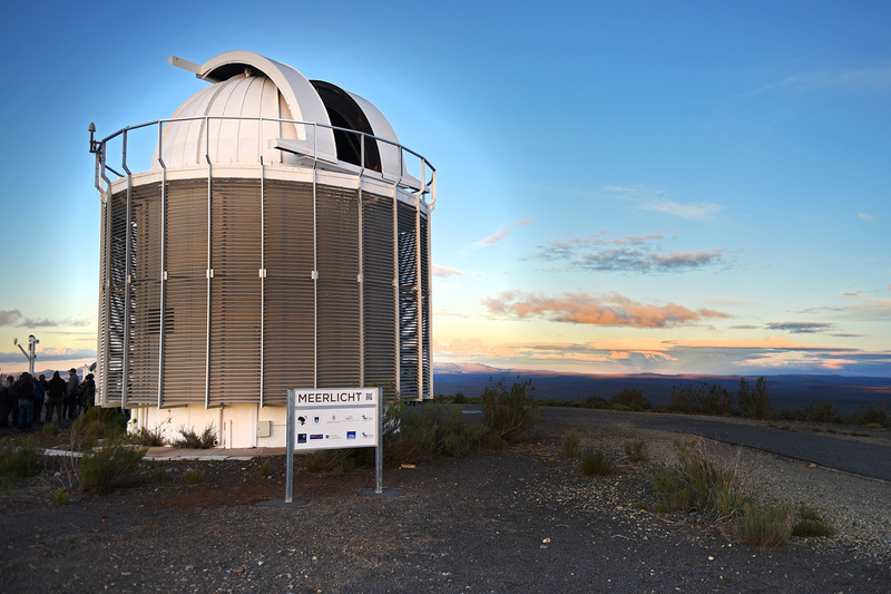 The new telescope, MeerLICHT, will provide an optical view of the southern sky from its position at the SAAO facilities in Sutherland. 